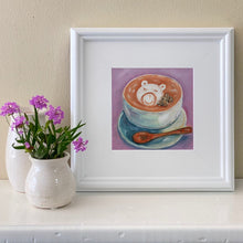 Load image into Gallery viewer, &quot;Bear Latte&quot; giclee print
