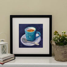 Load image into Gallery viewer, &quot;Blue Cup in Saucer&quot; giclee print
