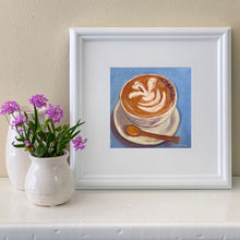 Load image into Gallery viewer, &quot;Latte Art&quot; 6x6 original painting
