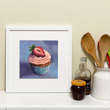Load image into Gallery viewer, &quot;Strawberry Cupcake&quot; giclee print
