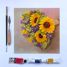 Load image into Gallery viewer, &quot;Sunflower Wedding Bouquet&quot; giclee print
