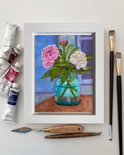 Load image into Gallery viewer, &quot;Sweetness in a Blue Jar&quot; 6x8 original painting
