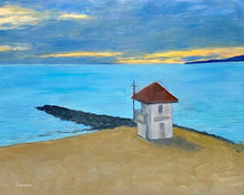Load image into Gallery viewer, &quot;Topaz Tower at Sunset&quot; giclee print
