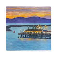 Load image into Gallery viewer, &quot;Redondo Beach Pier at Sunset&quot; Pillow Case
