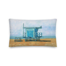 Load image into Gallery viewer, Fine Art Throw Pillow, &quot;Looking Out For Us&quot;, from original artwork by Esperanza Deese
