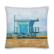 Load image into Gallery viewer, Fine Art Throw Pillow, &quot;Looking Out For Us&quot;, from original artwork by Esperanza Deese
