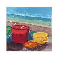 Load image into Gallery viewer, Premium Pillow Case &quot;Beach Buckets&quot;
