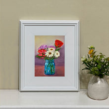 Load image into Gallery viewer, &quot;Love in a Blue Jar&quot; 6x8 original painting

